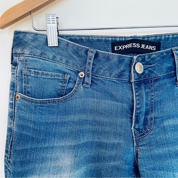 🎉2X HP🎉⭐️Like New⭐️Express Stella Low-Rise Skinny Jeans - Picture 3 of 9